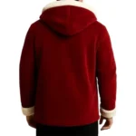 Santa hooded velvet coat
