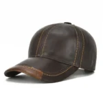 Jared Genuine Leather Baseball Cap for Men