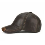 Jared Genuine Leather Baseball Cap for Men - Image 2