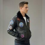 Arctic Aero Men’s G-1 Cowhide Leather Bomber Jacket - Image 2
