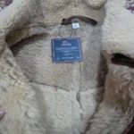 Vintage Men’s Brown Shearling Leather Fur Jacket - Image 4