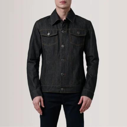 vintage wash denim jacket