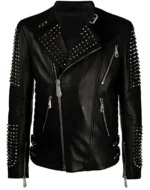 sleek racer style biker jacket