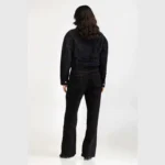 black motorcycle jacket women's