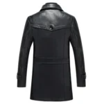 long black leather coat