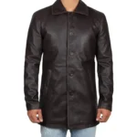 mens vintage leather coat