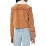 Women's Suede Leather Jacket - Image 2