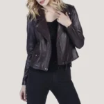 Shop Moto GP Biker Leather Jacket for Women