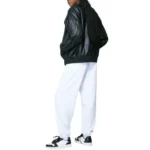 women's baggy leather jacket