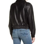 utility jacket leather for womens