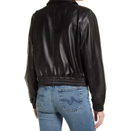 utility jacket leather for womens