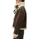 lambskin aviator jacket