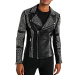 full studded leather jacket