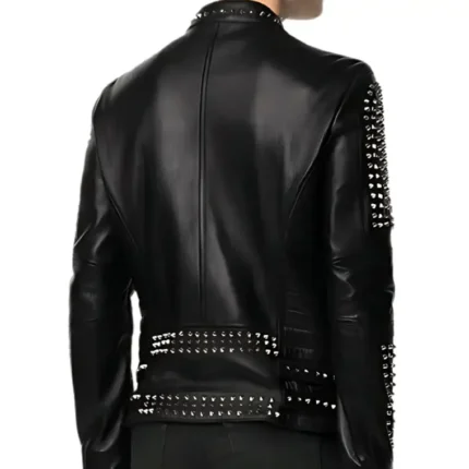 racer style leather jacket