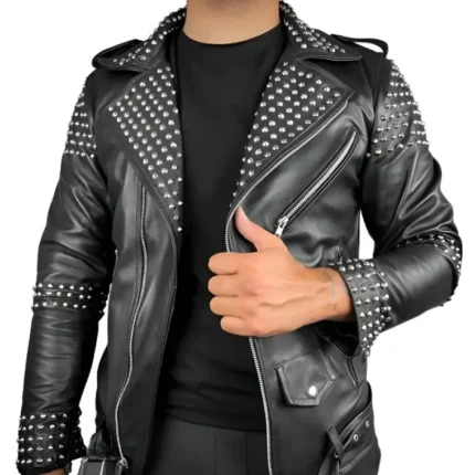 heavy metal leather jacket
