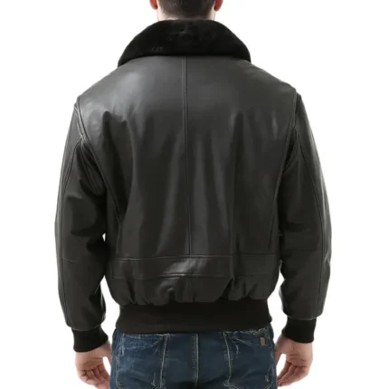 aviator jacket fur collar