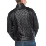 men's leather bomber jacket