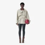 Women's Ankle Snap Stirrup Leather Tapered Leggings