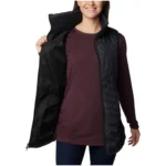 Women’s Slim Fit Long Quilted Puffer Vest - Image 4