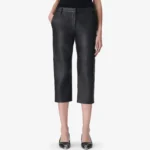 leather bermuda shorts