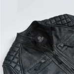 stylish men’s leather jacket