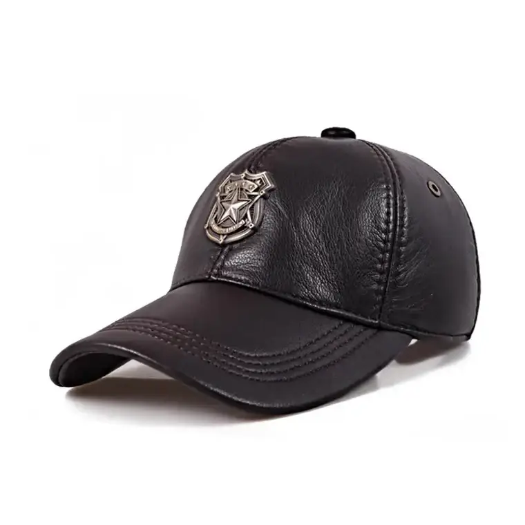 Monaitte leather cap