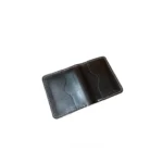 Men’s black leather card case