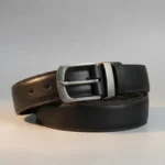 Bellford Classic Black Genuine Leather Belt - Image 2