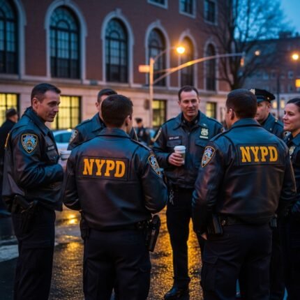 NYPD still wear leather jackets