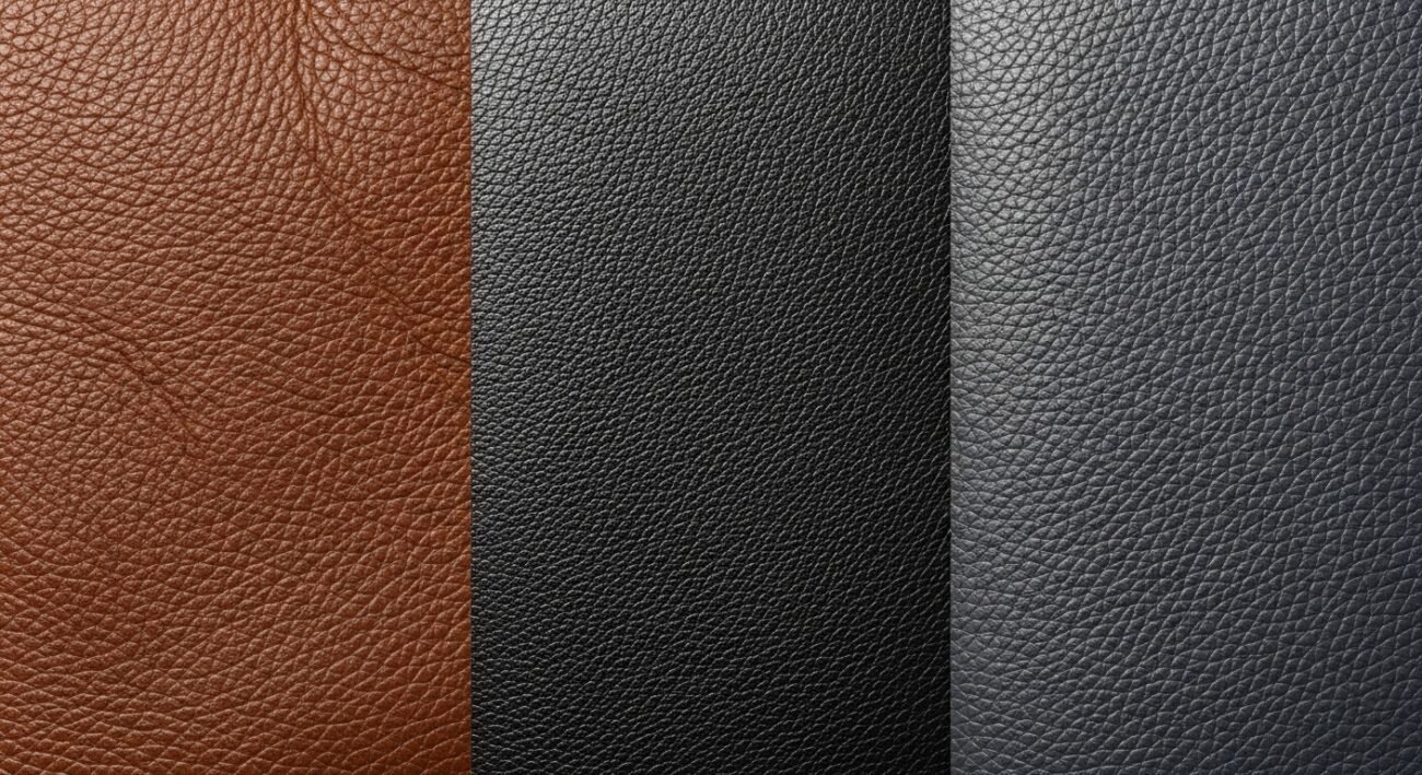Full-Grain, Lambskin, and Faux Leather