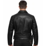 The Police B AGB (Above The Gun Belt) Leather Motorcycle Jacket - Image 3