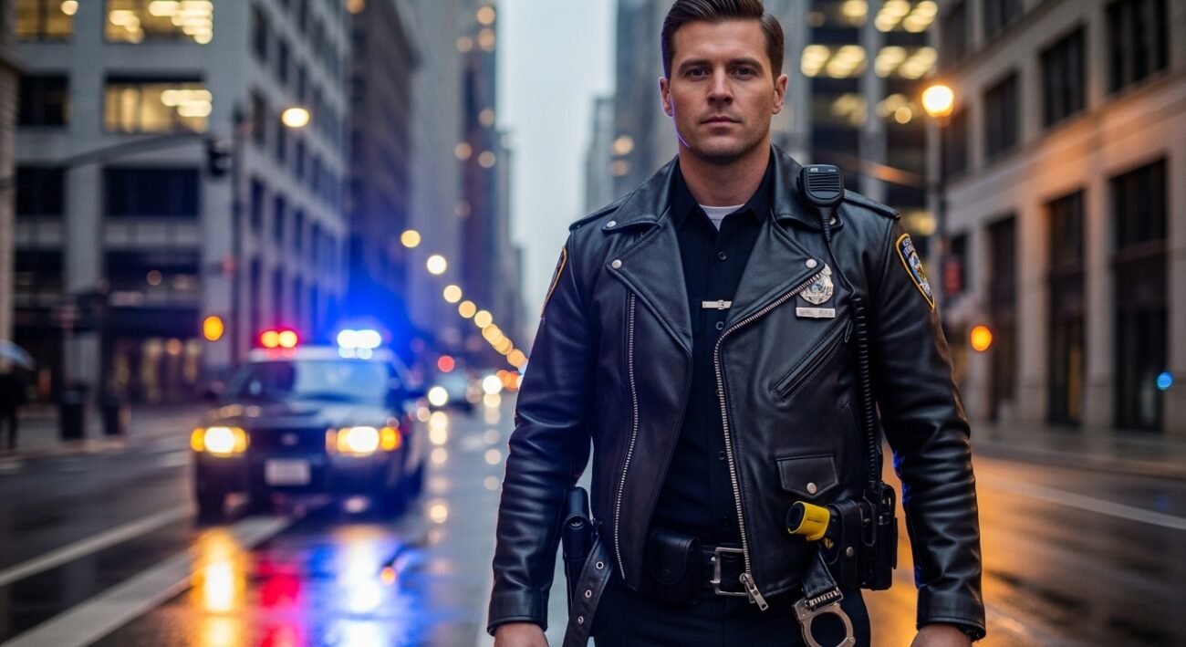 do cops still wear leather jackets​